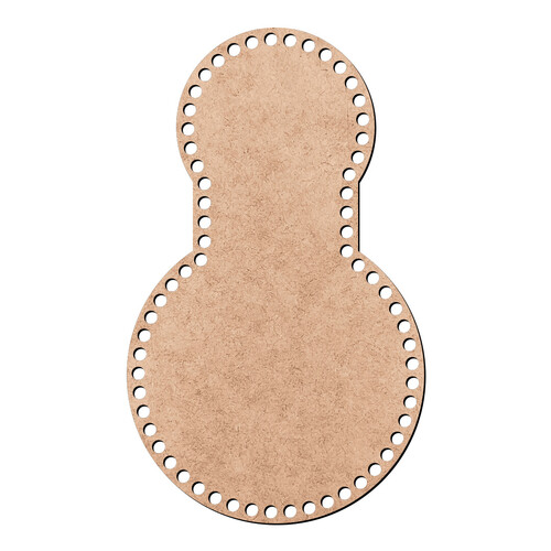Recorte Base Inf Mateira Fio Malha 18 x 30 cm / MDF 3mm