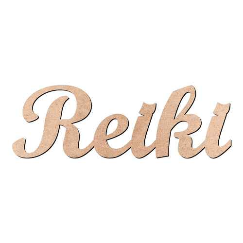 Recorte Reiki Script Mt Std / MDF 3mm