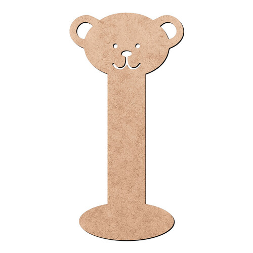 Recorte Plaquinha Fitas Ursinho / MDF 3mm