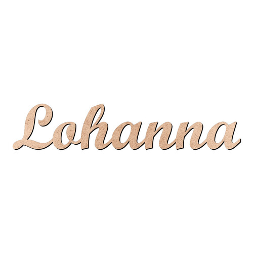 Recorte Lohanna Script Mt Std / MDF 3mm