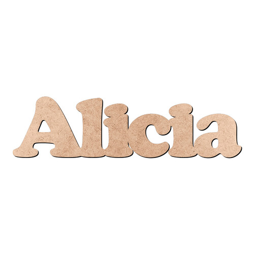 Recorte Alicia Cooper Black / MDF 3mm