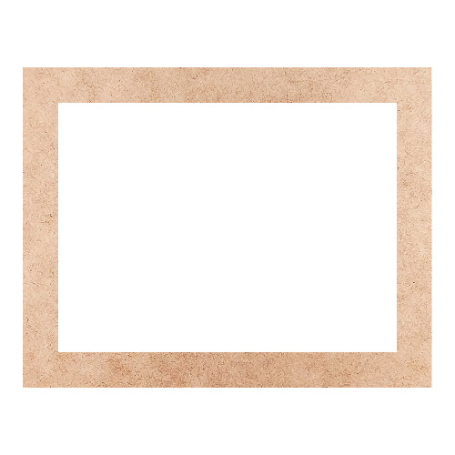 Recorte Moldura Ret 36 x 46 cm Borda 4 cm / MDF 3mm