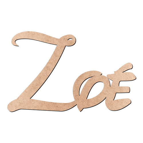 Recorte Zoé Disney / MDF 3mm