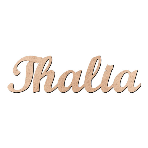 Recorte Thalia Script Mt Std / MDF 3mm