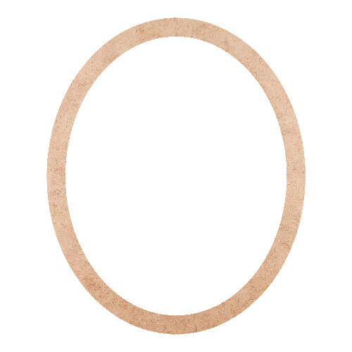 Recorte Moldura Arr 33 x 27 cm Borda 2 cm / MDF 3mm