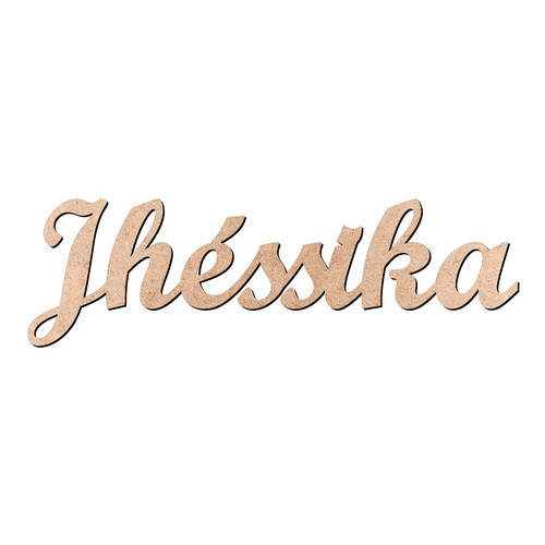 Recorte Jhéssika Script Mt Std / MDF 3mm