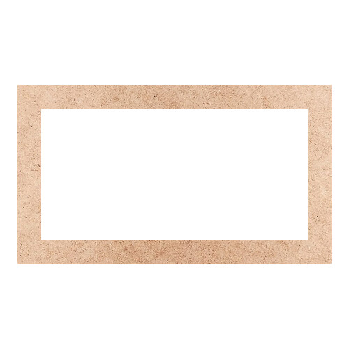 Recorte Moldura Ret 45 x 79 cm Borda 6 cm / MDF 3mm