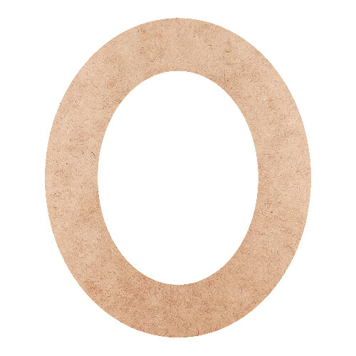 Recorte Moldura Arr 12 x 10 cm Borda 2 cm / MDF 3mm