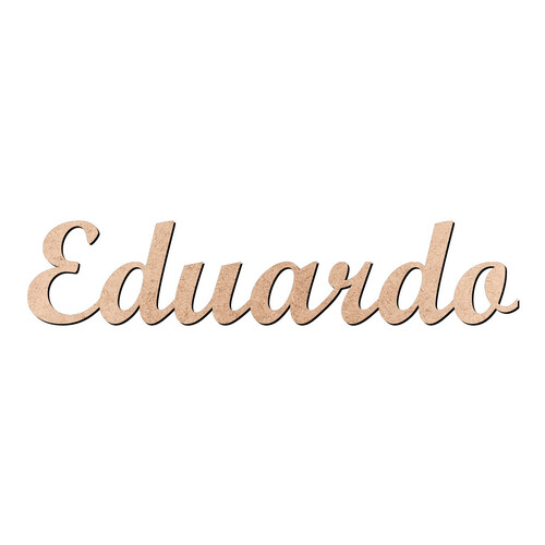 Recorte Eduardo Script Mt Std / MDF 3mm