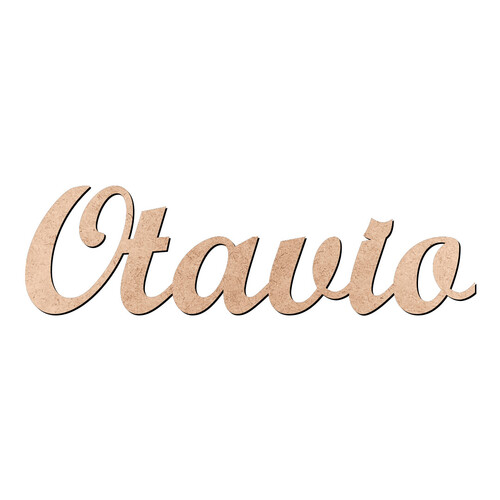 Recorte Otavio Script Mt Std / MDF 3mm