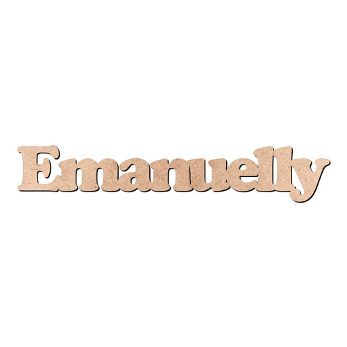 Recorte Emanuelly Cooper Black / MDF 3mm