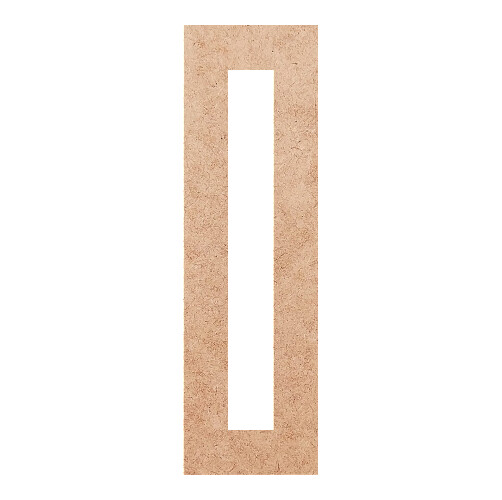Recorte Moldura Ret 10 x 3 cm Borda 1 cm / MDF 3mm