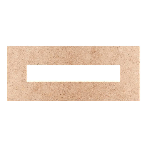Recorte Moldura Ret 17 x 41 cm Borda 6 cm / MDF 3mm