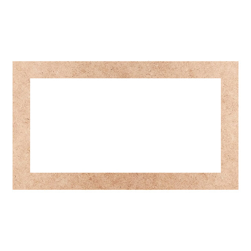 Recorte Moldura Ret 44 x 77 cm Borda 6 cm / MDF 3mm