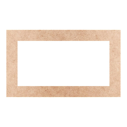 Recorte Moldura Ret 36 x 61 cm Borda 6 cm / MDF 3mm