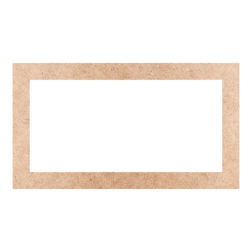 Recorte Moldura Ret 44 x 79 cm Borda 6 cm / MDF 3mm