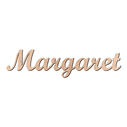 Recorte Margaret Script Mt Std / MDF 3mm