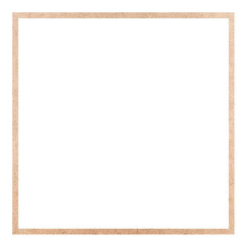 Recorte Moldura Quadrada 36 cm Borda 1 cm / MDF 3mm