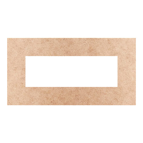 Recorte Moldura Ret 22 x 42 cm Borda 6 cm / MDF 3mm