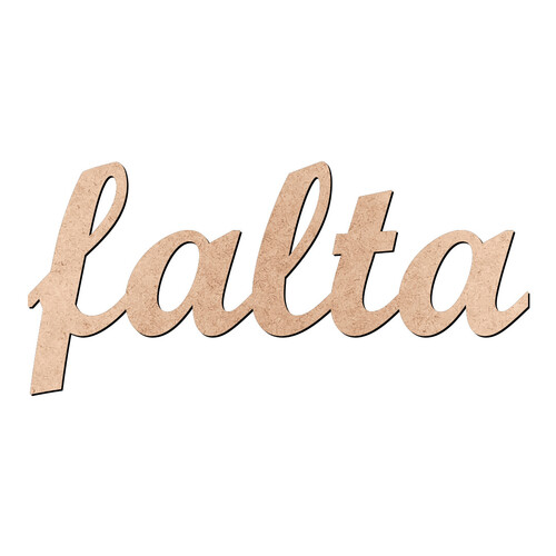 Recorte falta Script Mt Std / MDF 3mm