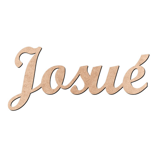 Recorte Josué Script Mt Std / MDF 3mm