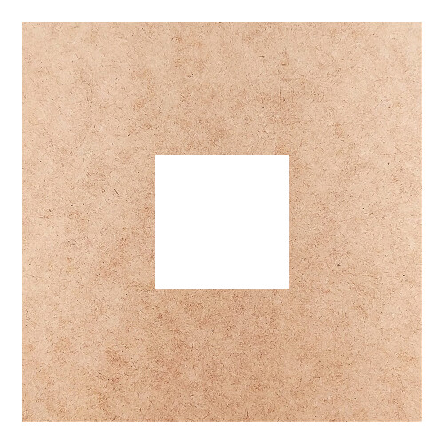 Recorte Moldura Quadrada 30 cm Borda 10 cm / MDF 3mm