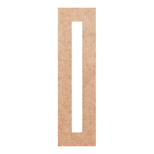 Recorte Moldura Ret 40 x 11 cm Borda 4 cm / MDF 3mm