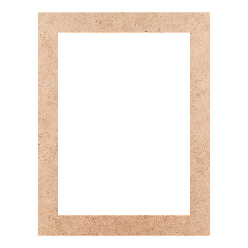 Recorte Moldura Ret 44 x 34 cm Borda 4 cm / MDF 3mm