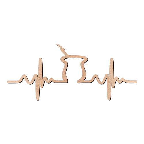 Recorte ECG Chimarrão / MDF 3mm
