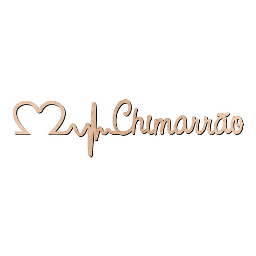 Recorte ECG Chimarrão / MDF 3mm