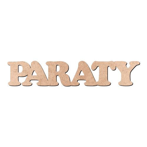 Recorte PARATY Cooper Black / MDF 3mm
