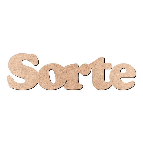 Recorte Sorte Cooper Black / MDF 3mm