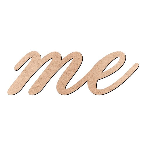 Recorte me Old Script / MDF 3mm