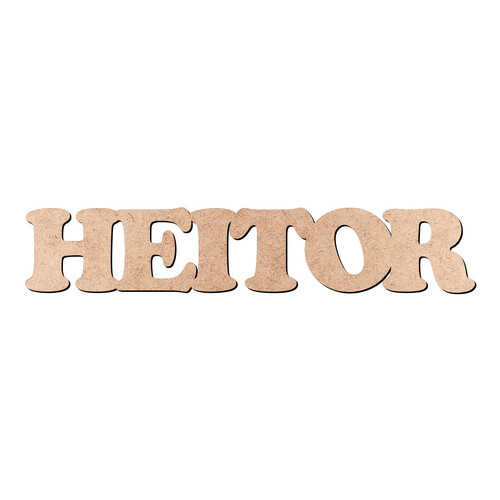Recorte HEITOR Cooper Black / MDF 3mm