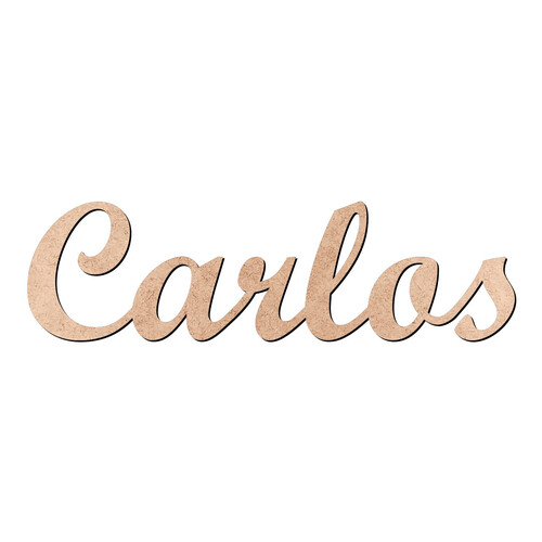 Recorte Carlos Script Mt Std / MDF 3mm
