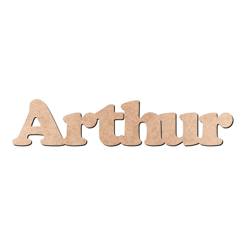 Recorte Arthur Cooper Black / MDF 3mm