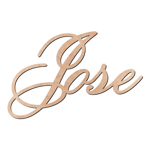 Recorte Jose Old Script / MDF 3mm