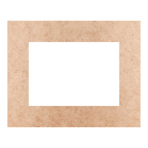 Recorte Moldura Ret 20 x 25 cm Borda 4 cm / MDF 3mm