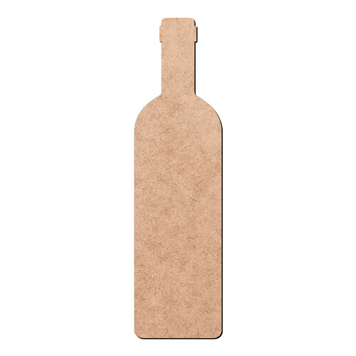 Recorte Garrafa Vinho / MDF 3mm