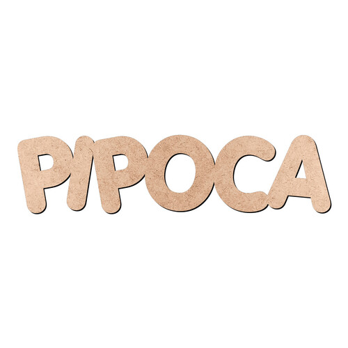 Recorte PIPOCA Porkys / MDF 3mm
