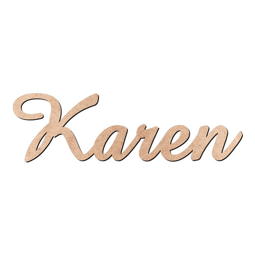 Recorte Karen Amaze / MDF 3mm