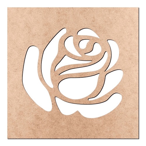 Recorte Stencil Rosa / MDF 3mm