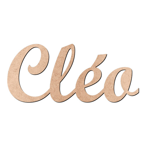 Recorte Cléo Script Mt Std / MDF 3mm