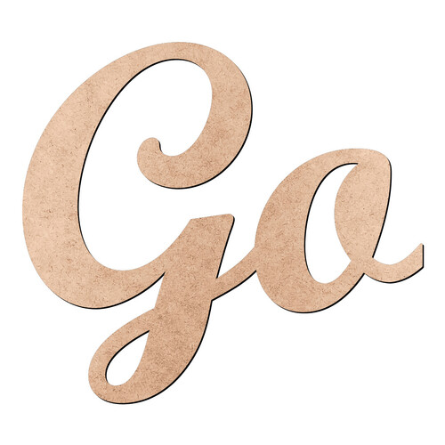 Recorte Go Script Mt Std / MDF 3mm