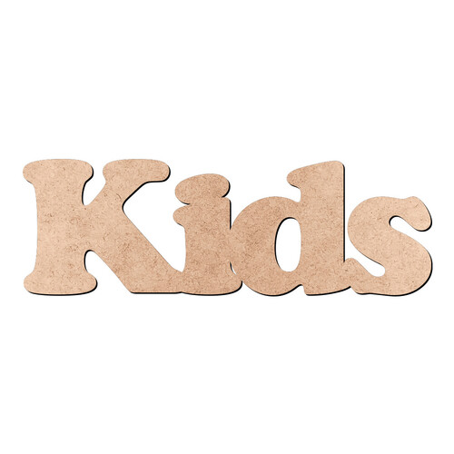 Recorte Kids Cooper Black / MDF 3mm