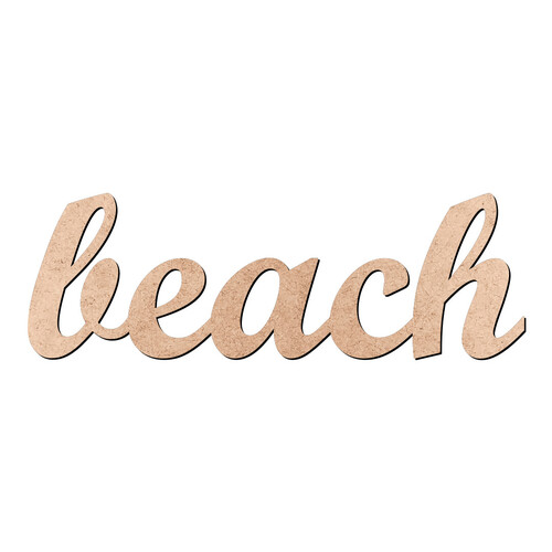 Recorte beach Script Mt Std / MDF 3mm
