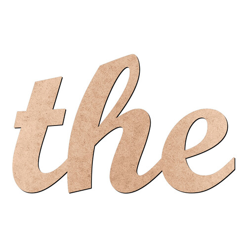 Recorte the Script Mt Std / MDF 3mm