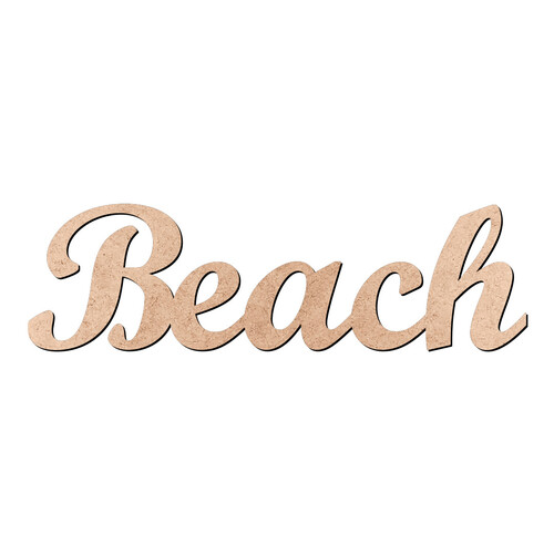 Recorte Beach Script Mt Std / MDF 3mm
