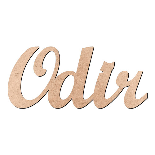 Recorte Odir Script Mt Std / MDF 3mm