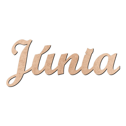Recorte Júnia Script Mt Std / MDF 3mm